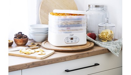 Dehydrator 550W Suszarka do Grzybów Ziół Owoców Żywności LCD 5 Tac Zestaw