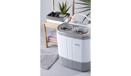 Pralko-wirówka Turystyczna 450W Lekka Podróżna Dwie Komory 3kg Camry