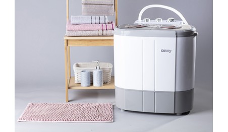 Pralko-wirówka Turystyczna 450W Lekka Podróżna Dwie Komory 3kg Camry