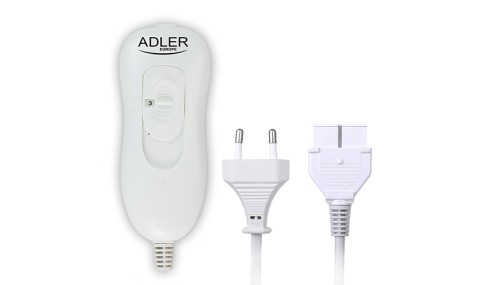 Elektryczny Koc Podkładowy 150x160cm Podwójny Miękki Regulacja Temp Adler