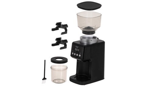 Młynek do Mielenia Kawy Żarnowy 180W Timer 2 Tryby Pracy Czarny Adler