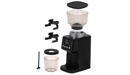 Młynek do Mielenia Kawy Żarnowy 180W Timer 2 Tryby Pracy Czarny Adler