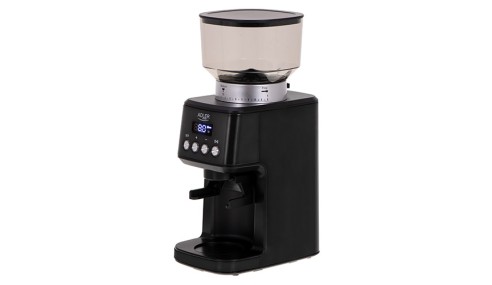 Młynek do Mielenia Kawy Żarnowy 180W Timer 2 Tryby Pracy Czarny Adler
