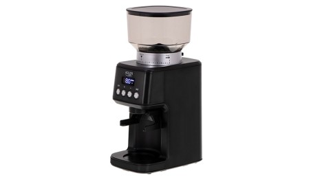 Młynek do Mielenia Kawy Żarnowy 180W Timer 2 Tryby Pracy Czarny Adler