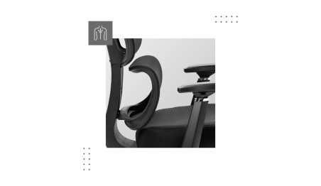 ERGONOMICZNY FOTEL BIUROWY GAMINGOWY OBROTOWY PROFILOWANE KRZESŁO REGULACJA