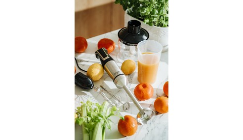 Blender Kuchenny Ręczny 1800W Turbo 20 Ustawień Prędkości Zestaw Adler