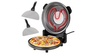 PIEC DO PIZZY ELEKTRYCZNY Regulacja Temperatury Timer + Szpatułki Adler