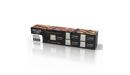 ZESTAW TOREBEK PRÓŻNIOWYCH 25szt. Uniwersalne Różne Rozmiary Adler