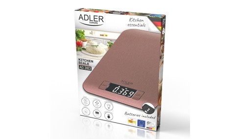 Precyzyjna Waga Kuchenna LCD 5kg/1g + Baterie Tara Adler