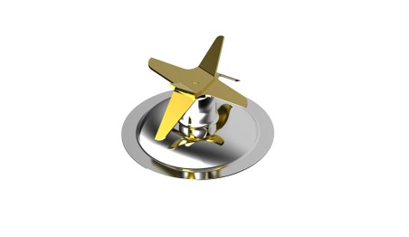 Blender kielichowy - tytanowe ostrza - szklany dzbanek 1,5l