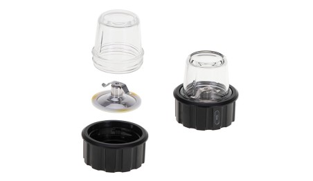 Blender kielichowy - tytanowe ostrza - szklany dzbanek 1,5l