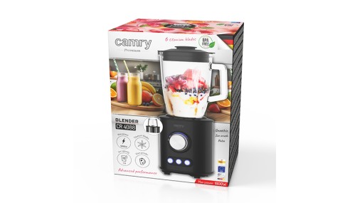 Blender kielichowy - tytanowe ostrza - szklany dzbanek 1,5l