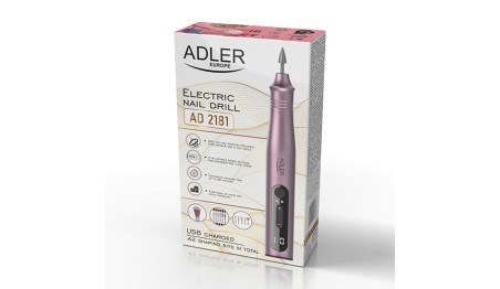 Frezarka Do Paznokci 11w1 Zestaw 5 Prędkości Uniwersalna + Akcesoria Adler