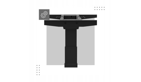 Ergonomiczny Stelaż Elektryczny do Biurka Regulacja Wysokości Mark Adler