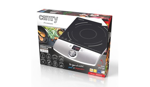 Kuchenka indukcyjna LCD Regulacja Mocy Timer 2000W Camry