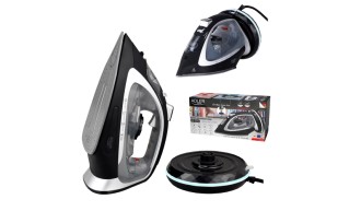 Żelazko Parowe Ceramiczne Bezprzewodowe Szybkie Nagrzewanie