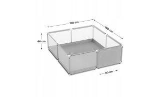 KOJEC DLA DZIECKA NIEMOWLĄT BEZPIECZNY Duży Dziecięcy 180x200cm Tulano 2