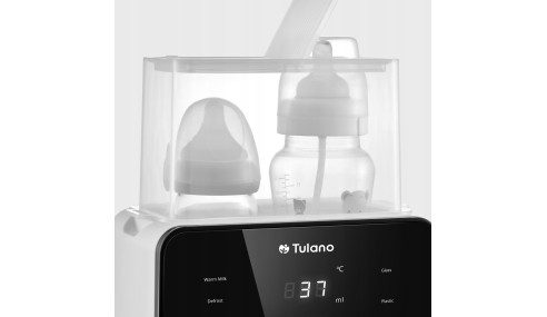 PODGRZEWACZ PODWÓJNY DO BUTELEK MLEKA Sterylizator 7w1 dla dzieci Tulano