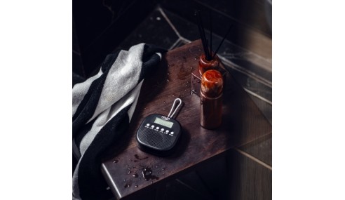 Radio FM Wodoodporne IPX4 Kompaktowe Zegar Funkcje drzemki alarmu Adler