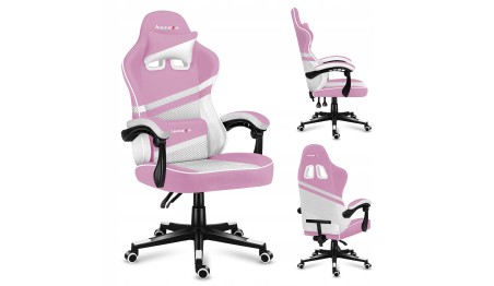 FOTEL GAMINGOWY REGULOWANY obrotowy biurowy Krzesło dla Gracza Huzaro