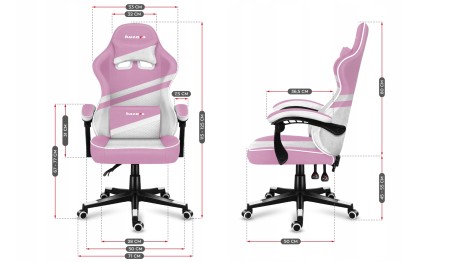 FOTEL GAMINGOWY REGULOWANY obrotowy biurowy Krzesło dla Gracza Huzaro