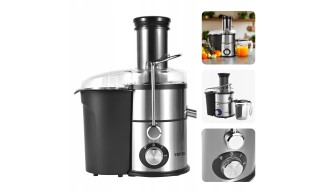 Sokowirówka Wysokoobrotowa 1L 800W LED 2 Prędkości Funkcja PULSE Vertenz