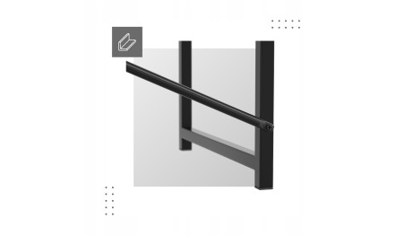 Biurko komputerowe Dwustronne z Regałem Półkami Regulacja Stolik gamingowy