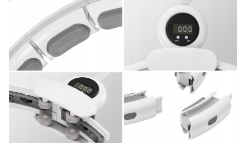 HULA HOP ODCHUDZAJĄCE LCD z Obciążeniem z Wypustkami 4 Funkcje HULAHOP