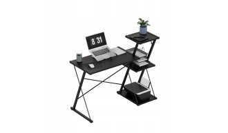 Nowoczesne biurko z półkami Regulowane Stolik biurowy Mark Adler