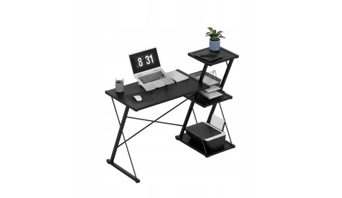 Nowoczesne biurko z półkami Regulowane Stolik biurowy Mark Adler