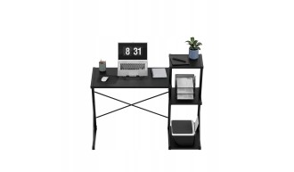 Nowoczesne biurko z półkami Regulowane Stolik biurowy Mark Adler 2