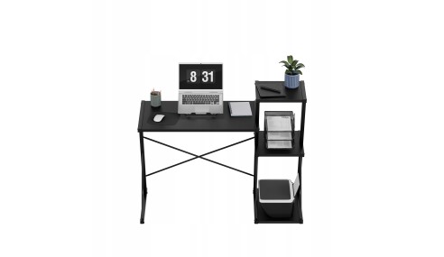 Nowoczesne biurko z półkami Regulowane Stolik biurowy Mark Adler