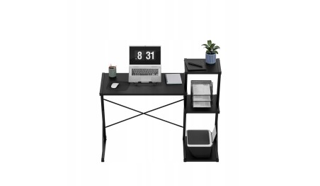 Nowoczesne biurko z półkami Regulowane Stolik biurowy Mark Adler