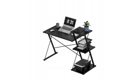 Nowoczesne biurko z półkami Regulowane Stolik biurowy Mark Adler