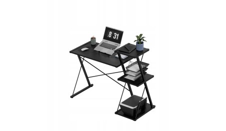 Nowoczesne biurko z półkami Regulowane Stolik biurowy Mark Adler