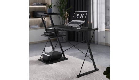 Nowoczesne biurko z półkami Regulowane Stolik biurowy Mark Adler
