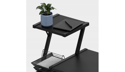 Nowoczesne biurko z półkami Regulowane Stolik biurowy Mark Adler