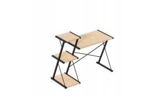 Nowoczesne biurko z półkami Dwustronne Regulowane Stolik biurowy Mark Adler 2