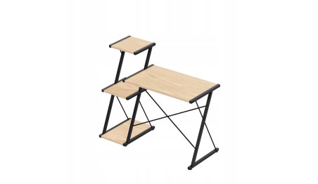 Nowoczesne biurko z półkami Dwustronne Regulowane Stolik biurowy Mark Adler