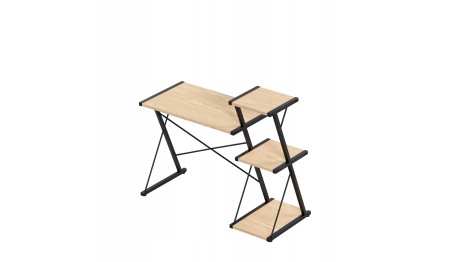 Nowoczesne biurko z półkami Dwustronne Regulowane Stolik biurowy Mark Adler