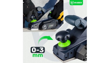 STRUG ELEKTRYCZNY HEBEL HEBLARKA 1450W NOŻE 230V WUBER