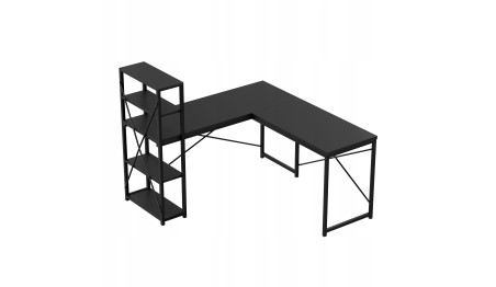 Biurko Narożne z półkami Dwustronne Nowoczesny Stolik biurowy MarkAdler