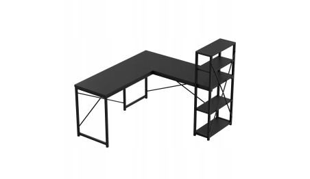 Biurko Narożne z półkami Dwustronne Nowoczesny Stolik biurowy MarkAdler