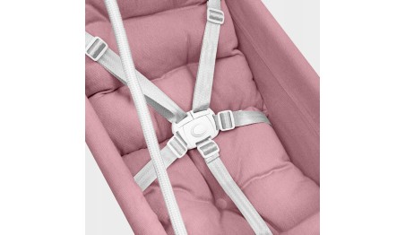 Huśtawka Kołyska dla dzieci 3w1 +6m Leżaczek Do Domu Ogrodu Różowa Tulano