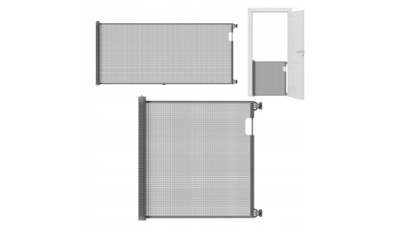 BARIERKA NA DRZWI SCHODY REGULACJA BRAMKA OCHRONNA ROZWIJANA TULANO