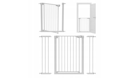 BARIERKA ZABEZPIECZAJĄCA BRAMKA ROZPOROWA OCHRONNA NA SCHODY I DRZWI TULANO