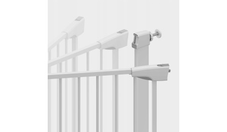 BARIERKA ZABEZPIECZAJĄCA BRAMKA ROZPOROWA OCHRONNA NA SCHODY I DRZWI TULANO