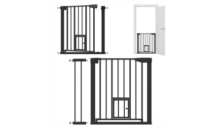 BARIERKA ZABEZPIECZAJĄCA BRAMKA ROZPOROWA OCHRONNA NA SCHODY I DRZWI TULANO