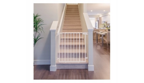 BARIERKA ZABEZPIECZAJĄCA BRAMKA OCHRONNA NA SCHODY I DRZWI BIAŁA TULANO