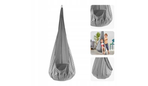 Huśtawka Kołyska Dla Dzieci Do Pokoju Ogrodu Kokon Do 60kg Tulano
